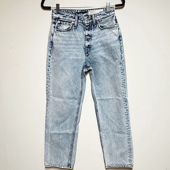 NWOT rag & bone Alex High-Rise Acid Wash Straight Jeans Womens Sz 25 - Picture 6 of 12